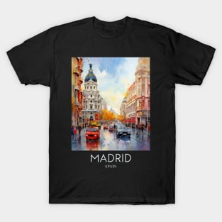 An Impressionist Painting of Madrid - Spain T-Shirt